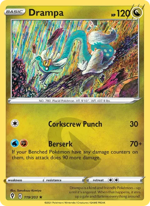Drampa [Corkscrew Punch | Berserk]