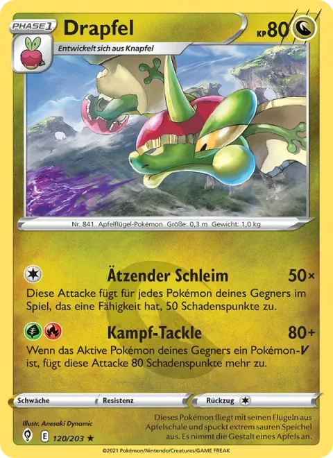 Flapple [Acidic Mucus | Fighting Tackle]