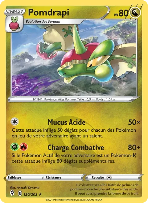 Flapple [Acidic Mucus | Fighting Tackle]