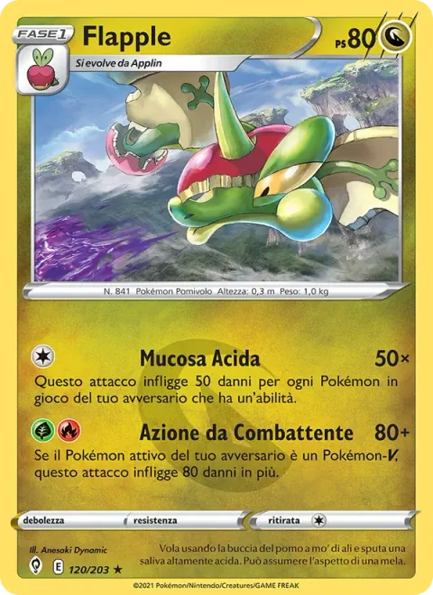 Flapple [Acidic Mucus | Fighting Tackle]