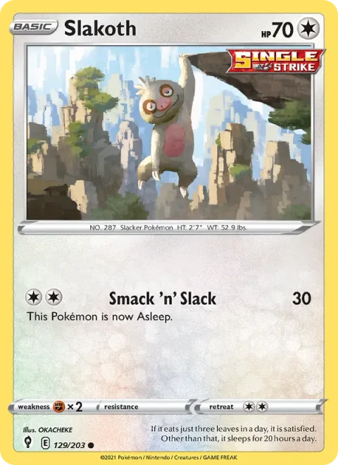 Slakoth [Smack 'n' Slack | Single Strike]
