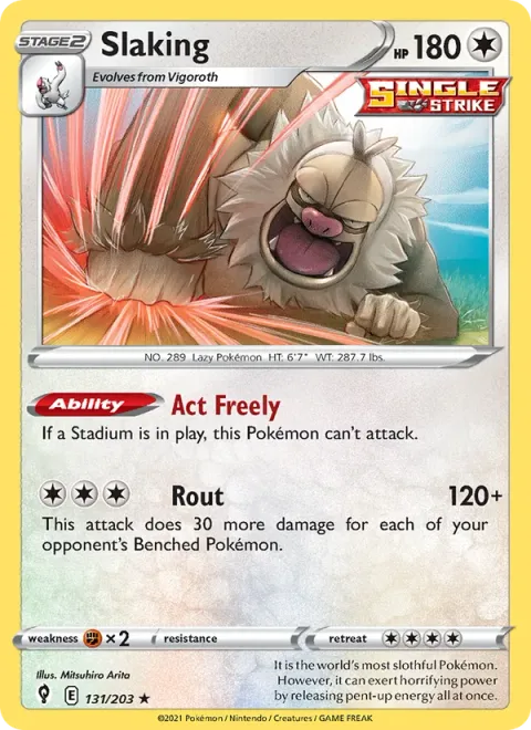 Slaking [Act Freely | Rout]