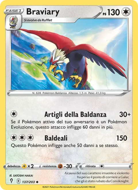 Braviary [Valiant Talons | Brave Bird]