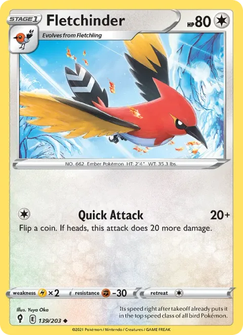 Fletchinder [Quick Attack]