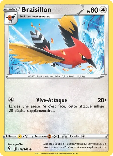 Fletchinder [Quick Attack]