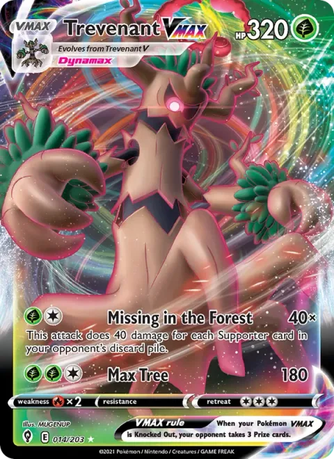 Trevenant VMAX [Missing in the Forest | Max Tree]
