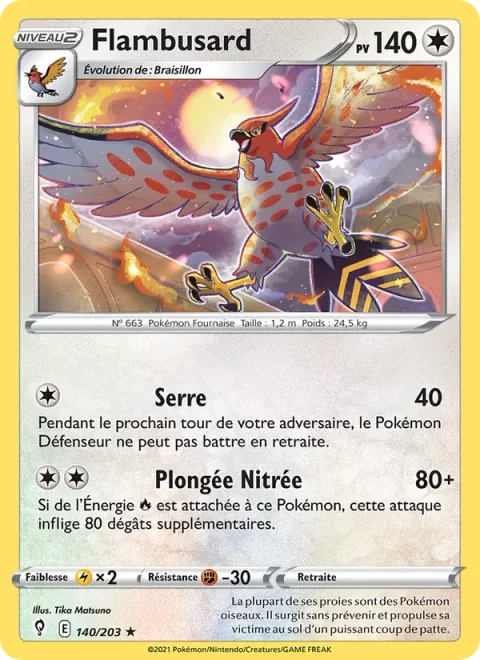 Talonflame [Clutch | Nitro Dive]