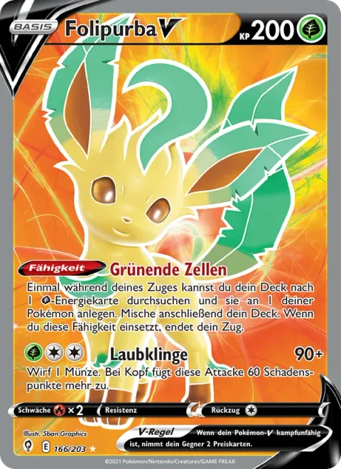 Leafeon V [Greening Cells | Leaf Blade]