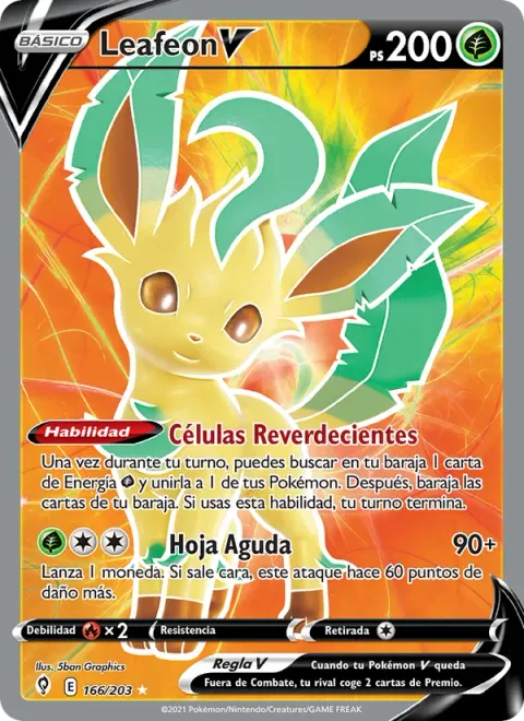 Leafeon V [Greening Cells | Leaf Blade]