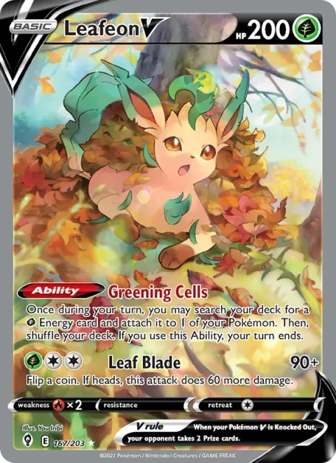 Leafeon V [Greening Cells | Leaf Blade]