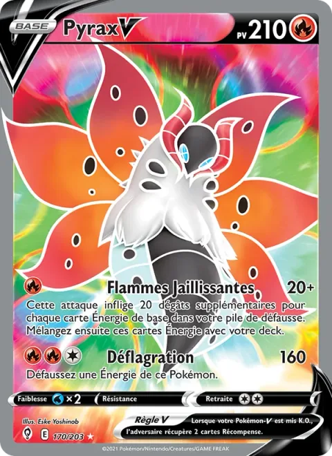 Volcarona V [Surging Flames | Fire Blast]