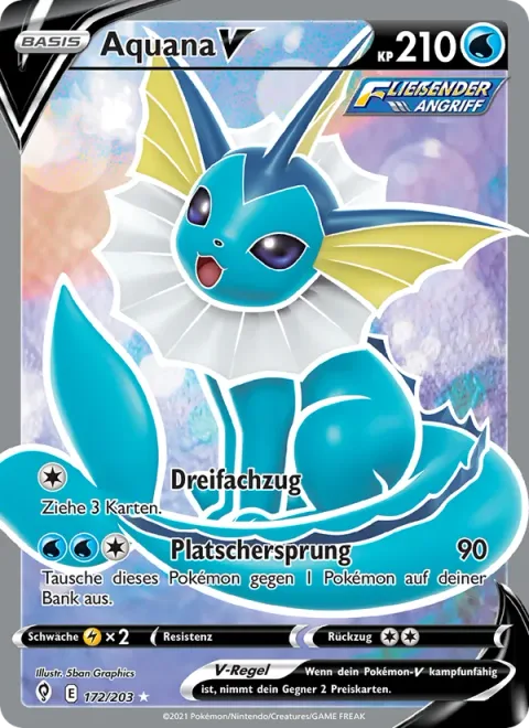 Vaporeon V [Triple Draw | Splash Jump]