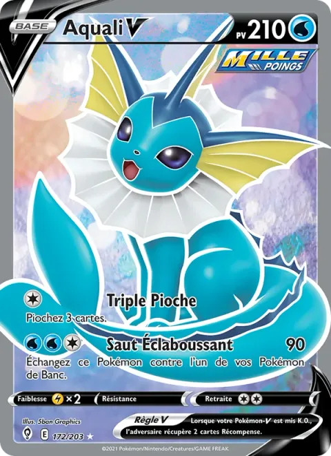Vaporeon V [Triple Draw | Splash Jump]