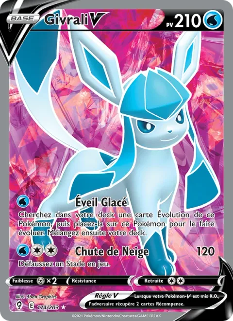 Glaceon V [Frozen Awakening | Heavy Snow]