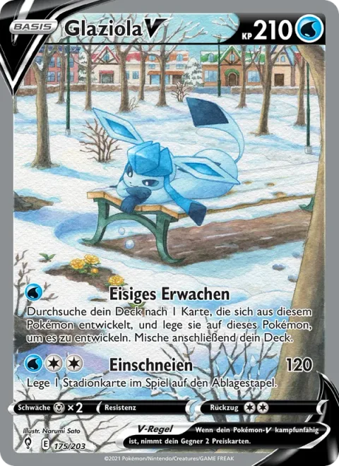 Glaceon V [Frozen Awakening | Heavy Snow]
