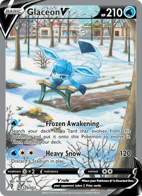 Glaceon V [Frozen Awakening | Heavy Snow]