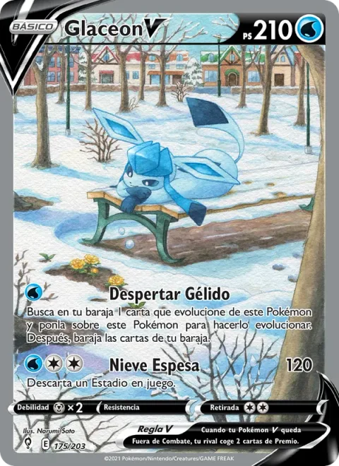 Glaceon V [Frozen Awakening | Heavy Snow]