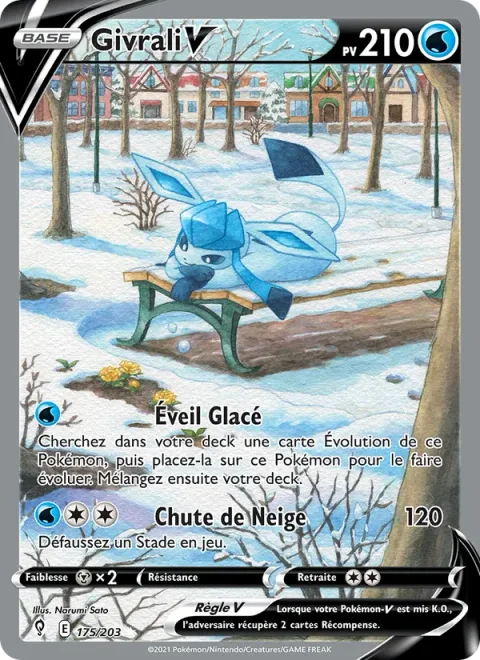 Glaceon V [Frozen Awakening | Heavy Snow]
