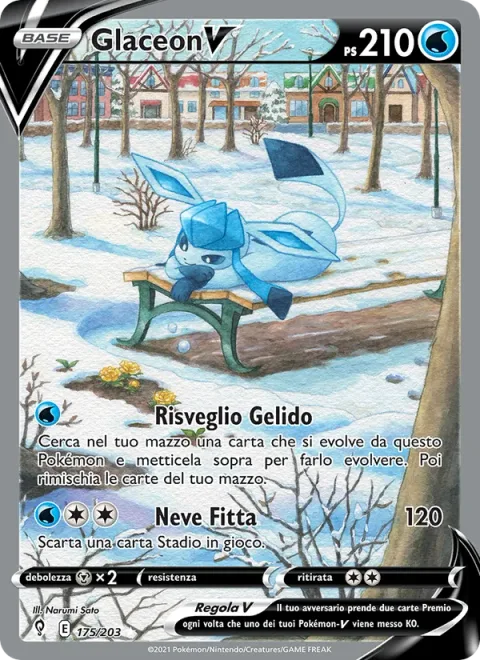 Glaceon V [Frozen Awakening | Heavy Snow]