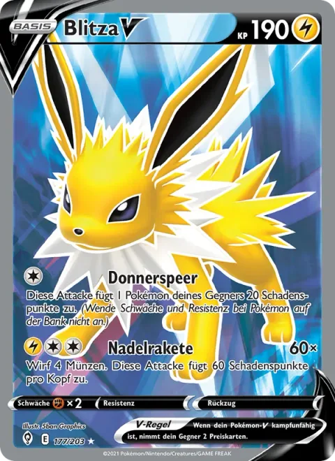 Jolteon V [Thunder Spear | Pin Missile]