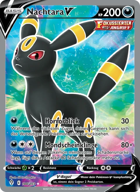 Umbreon V [Mean Look | Moonlight Blade]