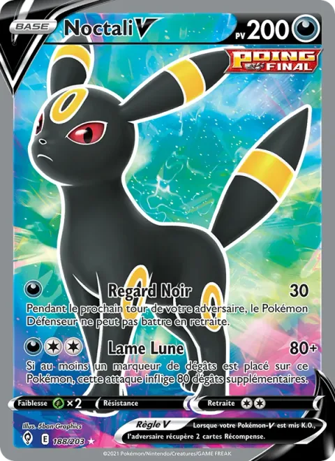Umbreon V [Mean Look | Moonlight Blade]