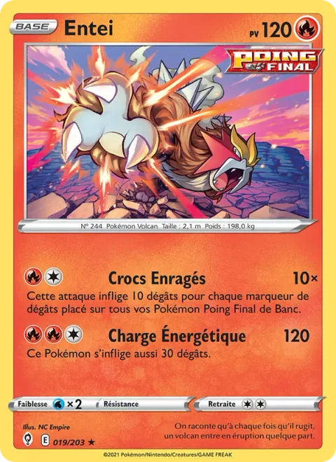 Entei [Angry Fang | Heat Tackle]