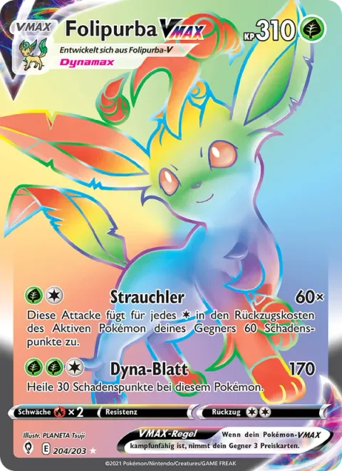 Leafeon VMAX [Grass Knot | Max Leaf]