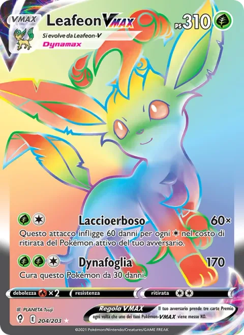 Leafeon VMAX [Grass Knot | Max Leaf]