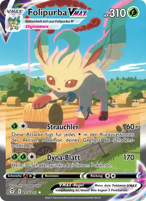 Leafeon VMAX [Grass Knot | Max Leaf]