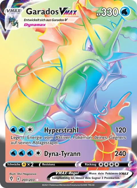 Gyarados VMAX [Hyper Beam | Max Tyrant]