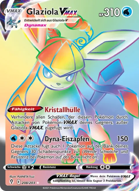 Glaceon VMAX [Crystal Veil | Max Icicle]