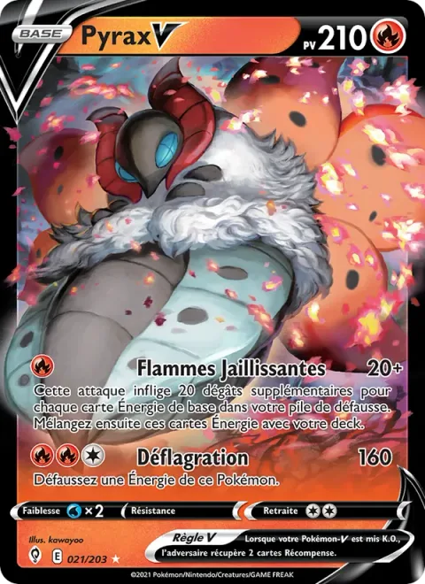 Volcarona V [Surging Flames | Fire Blast]