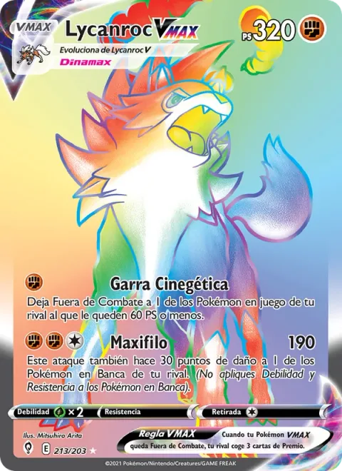 Lycanroc VMAX [Hunting Claw | Max Edge]