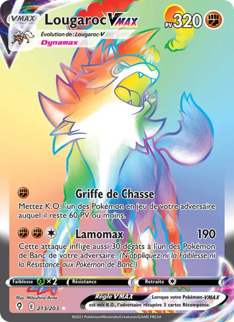 Lycanroc VMAX [Hunting Claw | Max Edge]