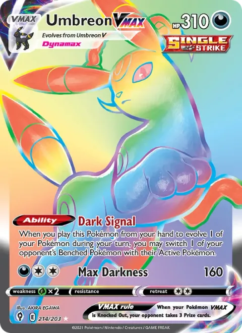 Umbreon VMAX [Dark Signal | Max Darkness]