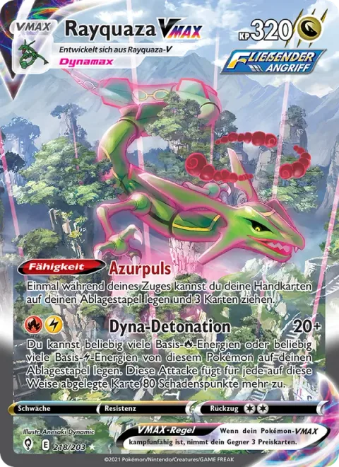 Rayquaza VMAX [Azure Pulse | Max Burst]