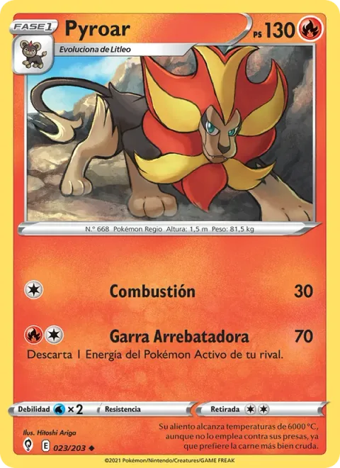 Pyroar [Combustion | Rip Claw]