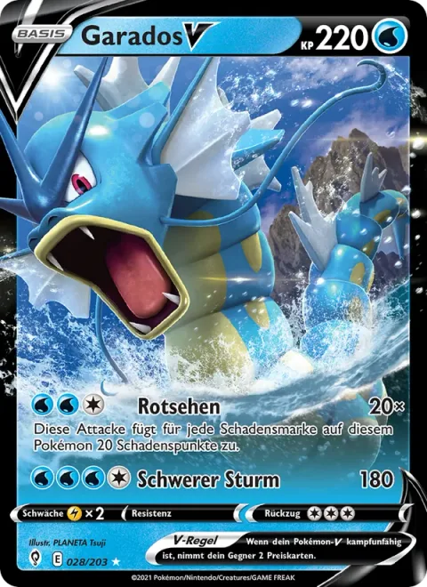 Gyarados V [Get Angry | Heavy Storm]