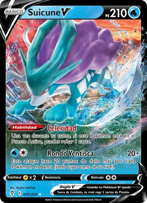 Suicune V [Fleet-Footed | Blizzard Rondo]
