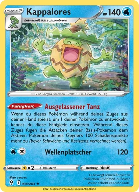 Ludicolo [Enthusiastic Dance | Wave Splash]