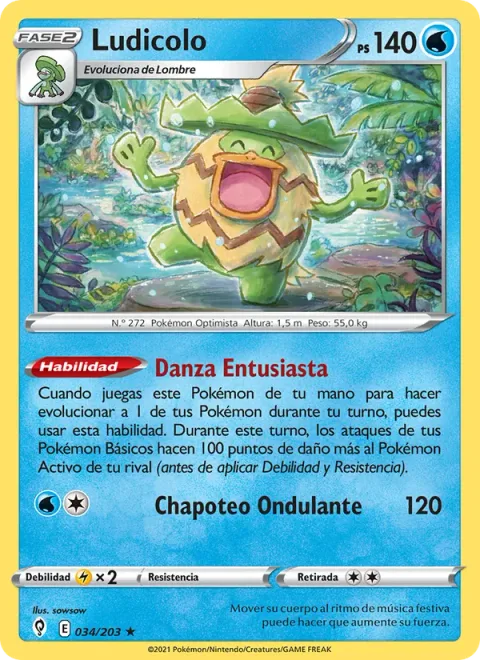 Ludicolo [Enthusiastic Dance | Wave Splash]