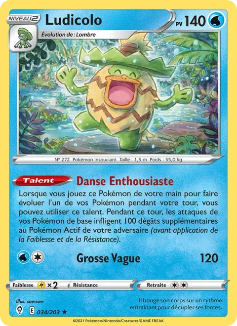 Ludicolo [Enthusiastic Dance | Wave Splash]