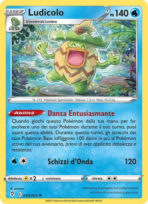 Ludicolo [Enthusiastic Dance | Wave Splash]