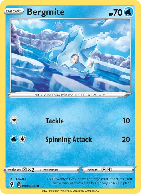 Bergmite [Tackle | Spinning Attack]
