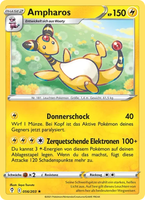 Ampharos [Thunder Shock | Electron Crush]