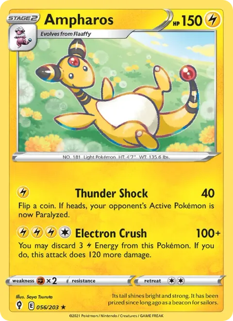 Ampharos [Thunder Shock | Electron Crush]