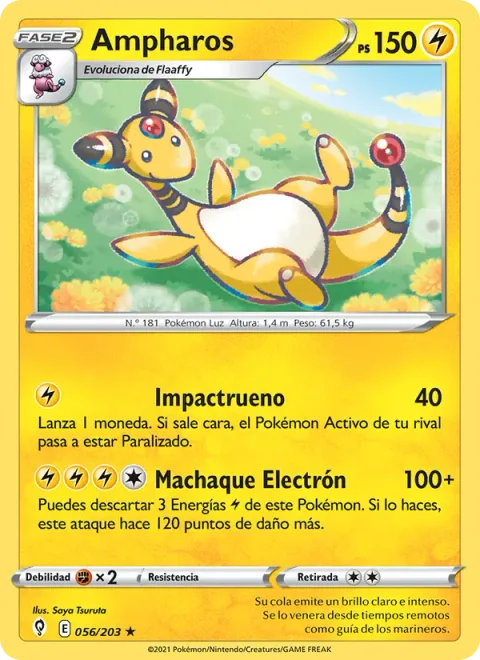 Ampharos [Thunder Shock | Electron Crush]