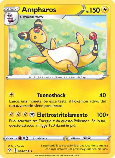 Ampharos [Thunder Shock | Electron Crush]