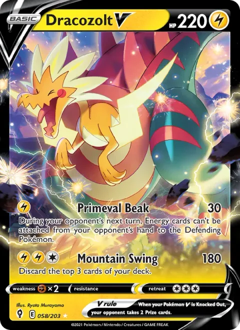 Dracozolt V [Primeval Beak | Mountain Swing]